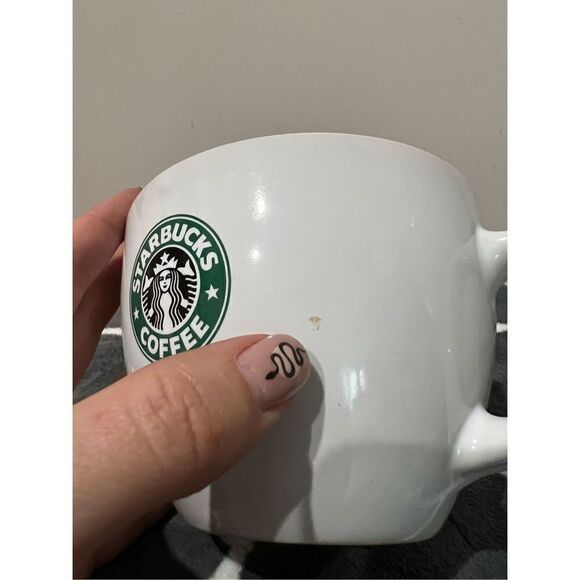 Starbucks set of 2: Coffee Logo Jar White Mermaid Container and cup - Picture 11 of 12